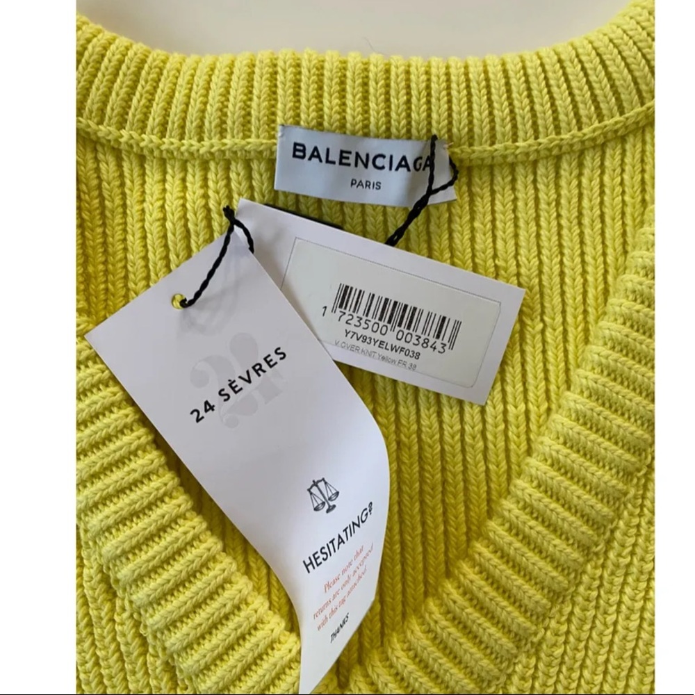 ๐SOLD๐ Balenciaga Chunky Cotton Sweater - Picture 5 of 9